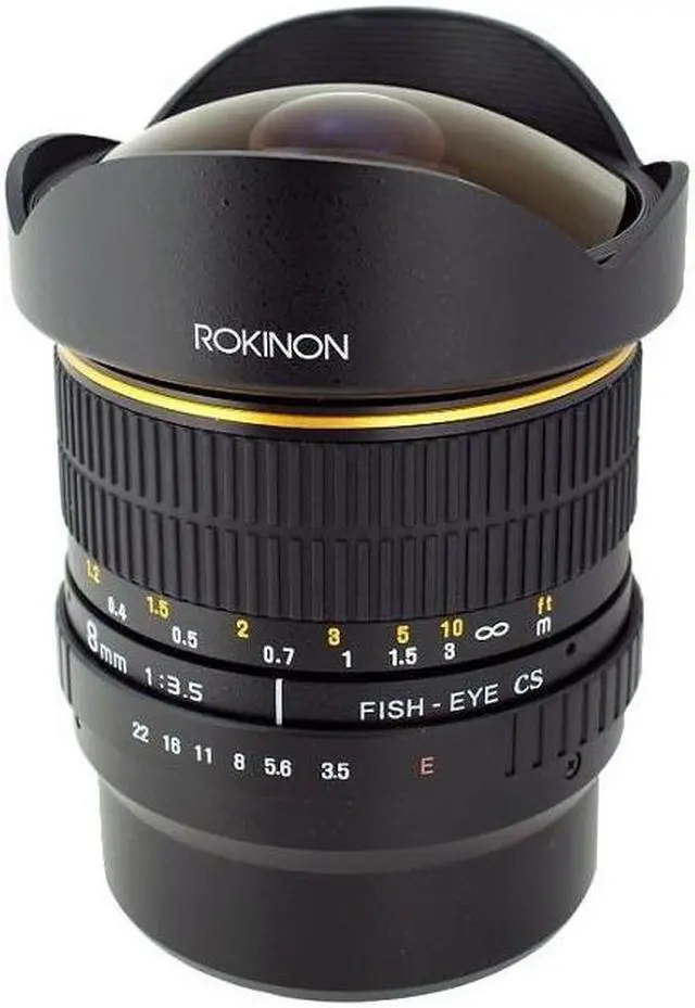 Alt view image 8 of 20 - Rokinon 8mm f/3.5 HD UMC Fisheye Lens with Removable Hood (for Sony Alpha E-Mount Cameras)