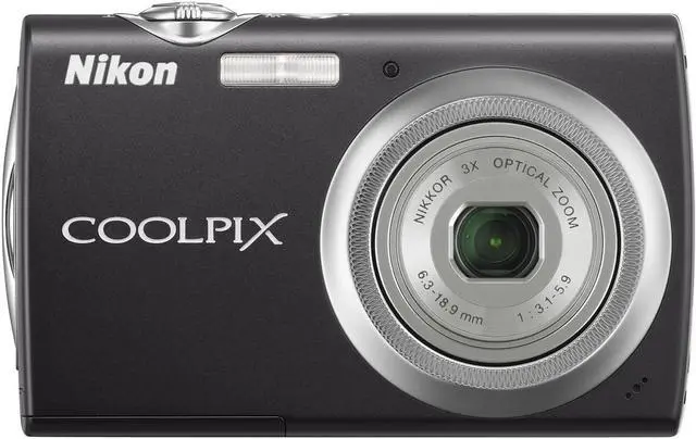 Main image of Nikon COOLPIX S230 Jet Black 10.0 MP 3X Optical Zoom Digital Camera