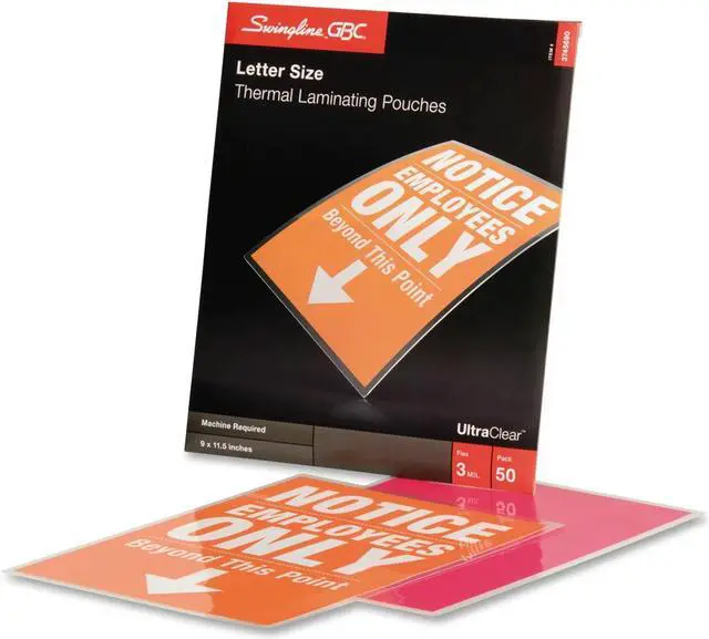 Main image of GBC HeatSeal UltraClear Thermal Laminating Pouch