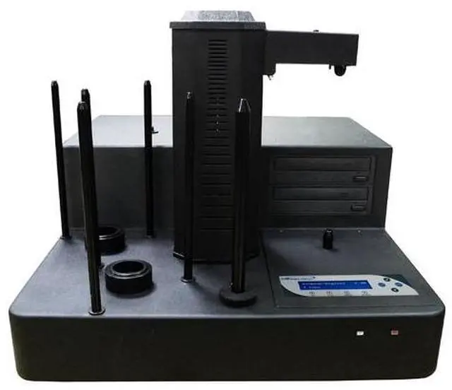 Alt view image 3 of 3 - Vinpower Digital AERO660-S4T-BK Aero 4 Target Robotic Automatic DVD CD Disc Duplicator Tower 660 Disc Capacity and 500GB Hard Drive