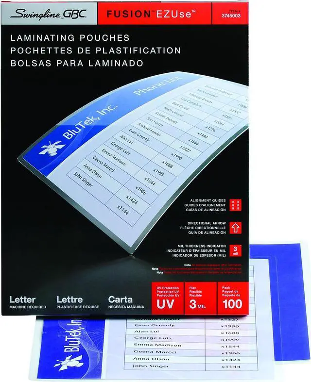 Alt view image 2 of 5 - Swingline EZUse Laminating Pouches