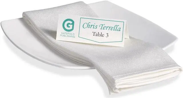 Main image of Avery 5011 Small Textured Tent Cards, White, 1 7/16 x 3 3/4, 6 Cards/Sheet, 150/Box