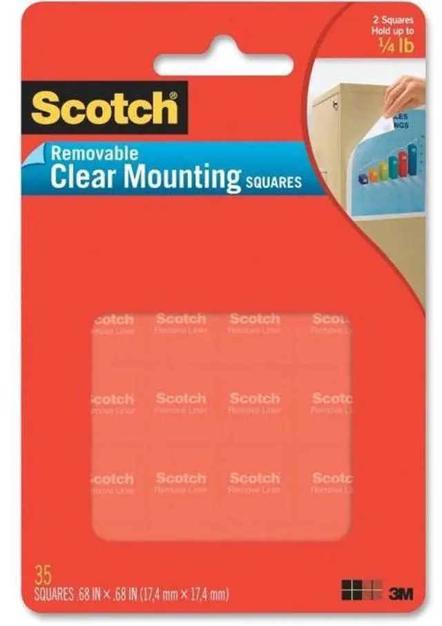 Alt view image 3 of 3 - 3M Scotch Removable Mounting Squares