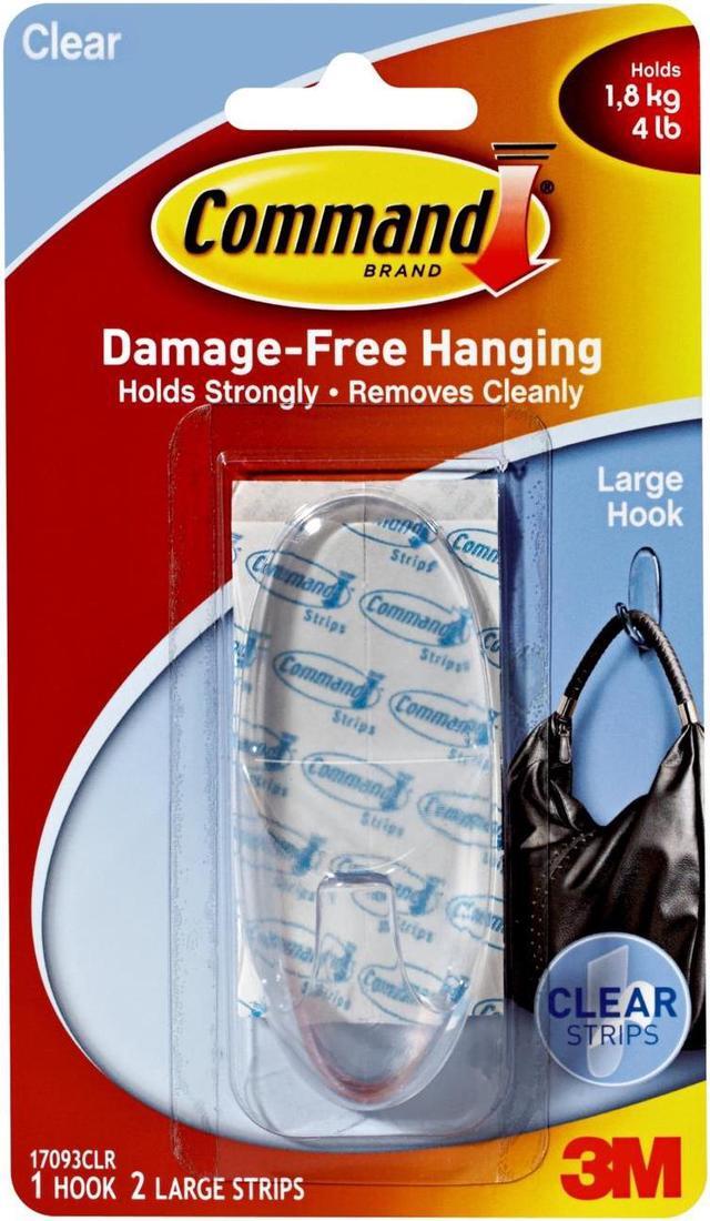 Main image of Command Large Clear Hanging Hooks