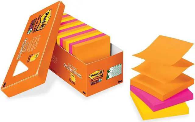 Main image of Post-it Rio de Janeiro Super Sticky Pop-up Notes Cabinet Pack