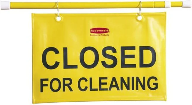 Main image of Rubbermaid Commercial Closed For Cleaning Safety Sign