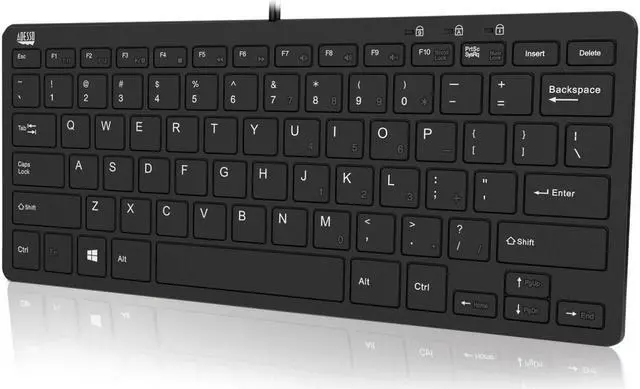 Main image of Adesso SlimTouch 510 - Mini Keyboard with USB Hubs