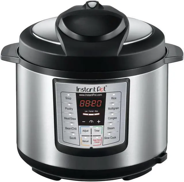 Alt view image 7 of 7 - Instant Pot - IP-LUX50 - 6 in 1 Programmable Stainless Steel Electric Pressure Cooker, Multi Cooker, Slow Cooker, Steamer, Crockpot, Rice Cooker with 5 Quart Capacity