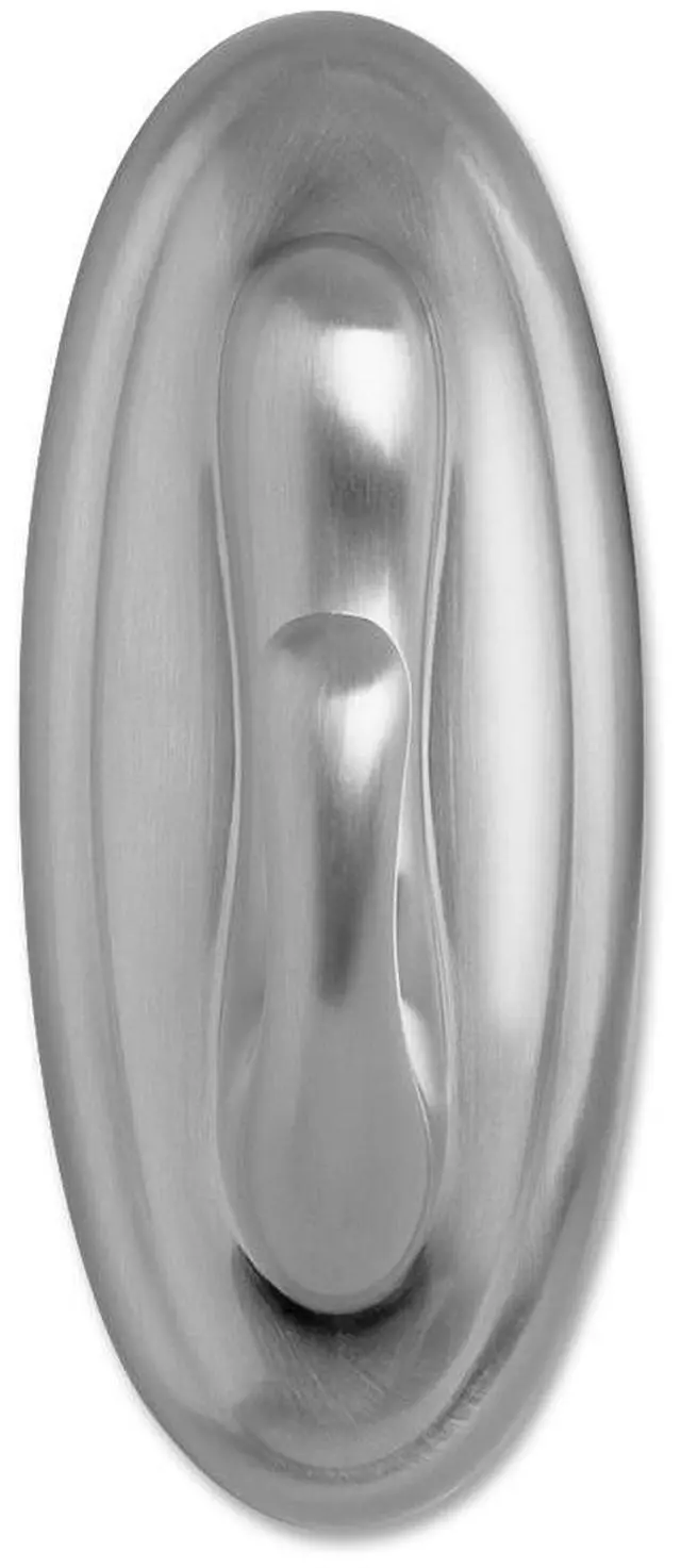 Alt view image 2 of 11 - Decorative Hooks, Traditional, Large, 1 Hook and 2 Strips/Pack 17053BNES
