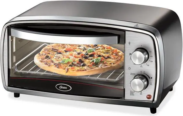 Alt view image 7 of 15 - Oster TSSTTVVGS1 4-Slice Toaster Oven, Stainless Steel