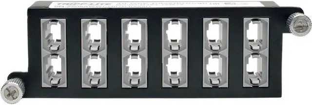 Alt view image 5 of 19 - Tripp Lite N484-12M12 40Gb Pass-Through Cassette - (x12) 12-Fiber MTP/MPO Female to Female