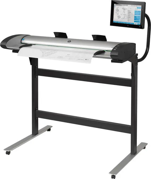 Alt view image 2 of 7 - HP SD Pro G6H50B#B1K up to 1200 dpi USB / Ethernet color Sheet Fed Document Scanner