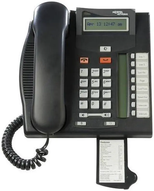 Alt view image 2 of 2 - Nortel T7208 Telephone Charcoal