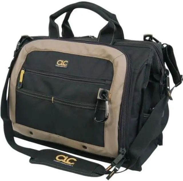 Alt view image 5 of 17 - CLC 1539 Tool Bag, Polyester, 52 Pockets, Tan/Black