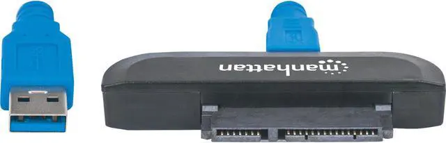 Alt view image 2 of 17 - MANHATTAN 130424 SuperSpeed USB to SATA Adapter