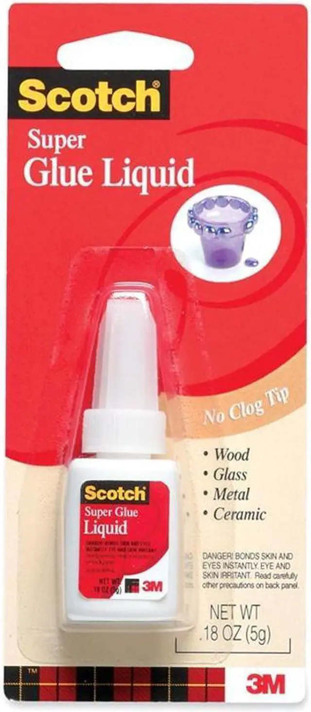 Alt view image 5 of 11 - Scotch Super Glue Liquid .18oz AD110 Pack Of 12