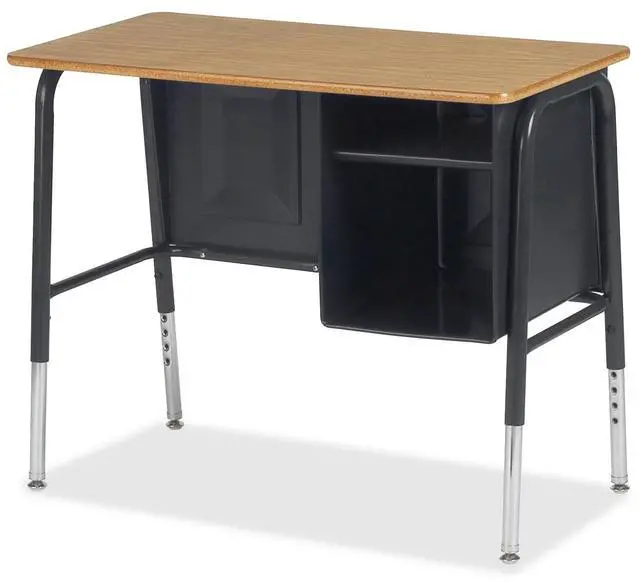 Main image of Virco Junior Executive 765 Student Desk - Laminated Rectangle Top - Adjustable Height - 22" to 30" Adjustment - 34" Table Top Length x 20" Table Top Width - 30" Height - Assembly Required - 765E84