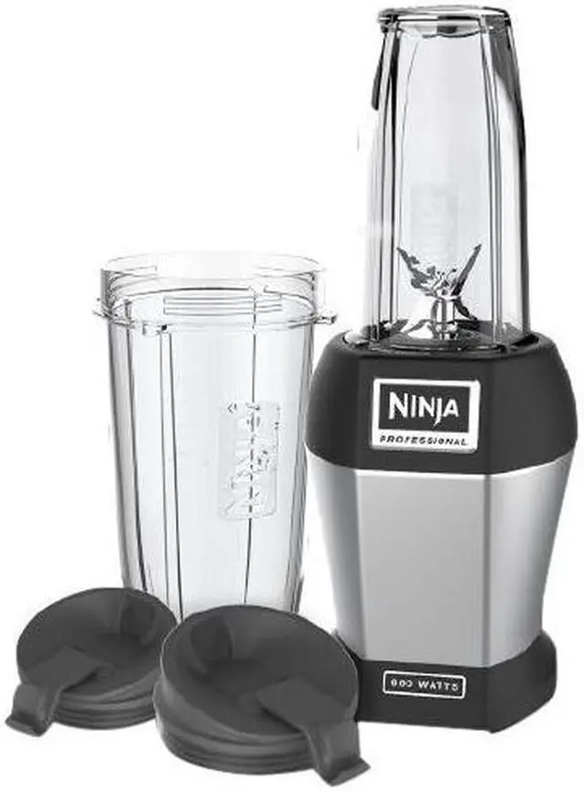Alt view image 3 of 20 - Ninja BL456 Nutri Ninja Pro Blender, Black/Silver