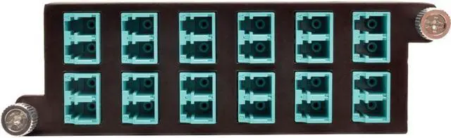 Alt view image 3 of 5 - Tripp Lite N484-2M12-LC12 40Gb to 10Gb Breakout Cassette, (x2) 12-Fiber MTP/MPO to ( x12 ) LC Duplex Female to Female