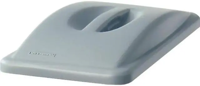 Main image of RUBBERMAID FG268888LGRAY Trash Can Top,Dome,Snap-On Closure,Gray