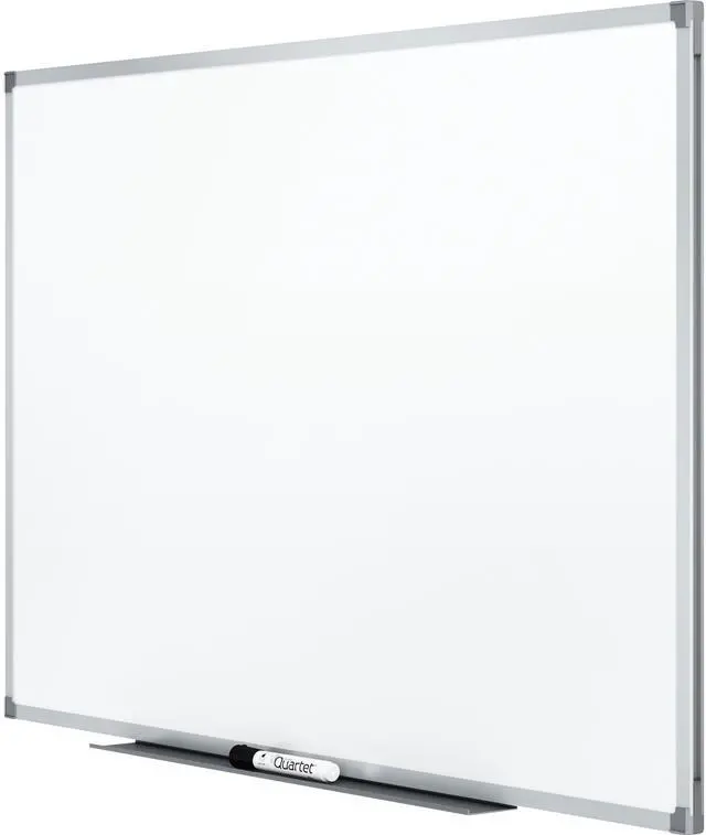 Alt view image 3 of 6 - Quartet Gloss-Finish Porcelain Dry Erase Board, Wall Mounted, 48"H x 96"W, White