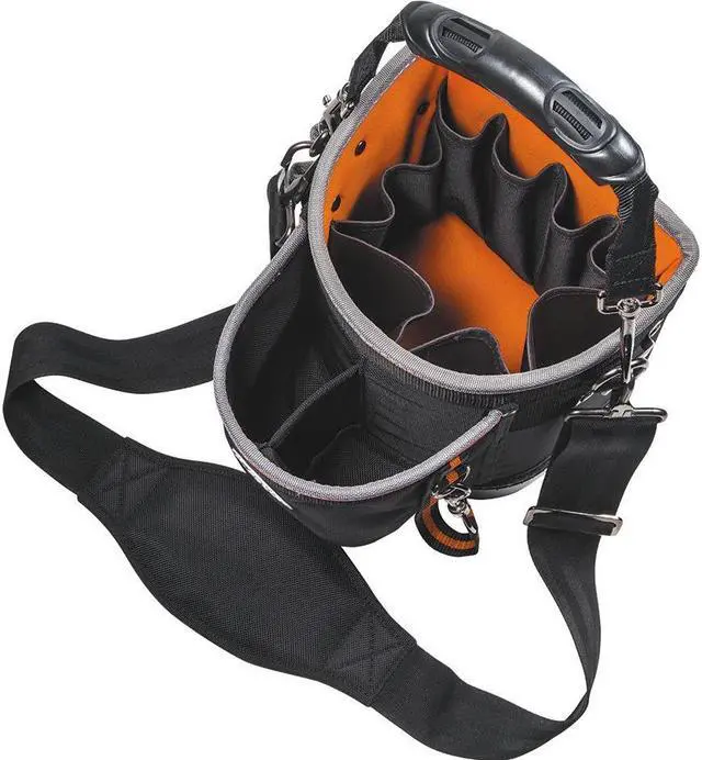 Alt view image 4 of 16 - Klein Tools Tradesman Pro Organizer Shoulder Pouch