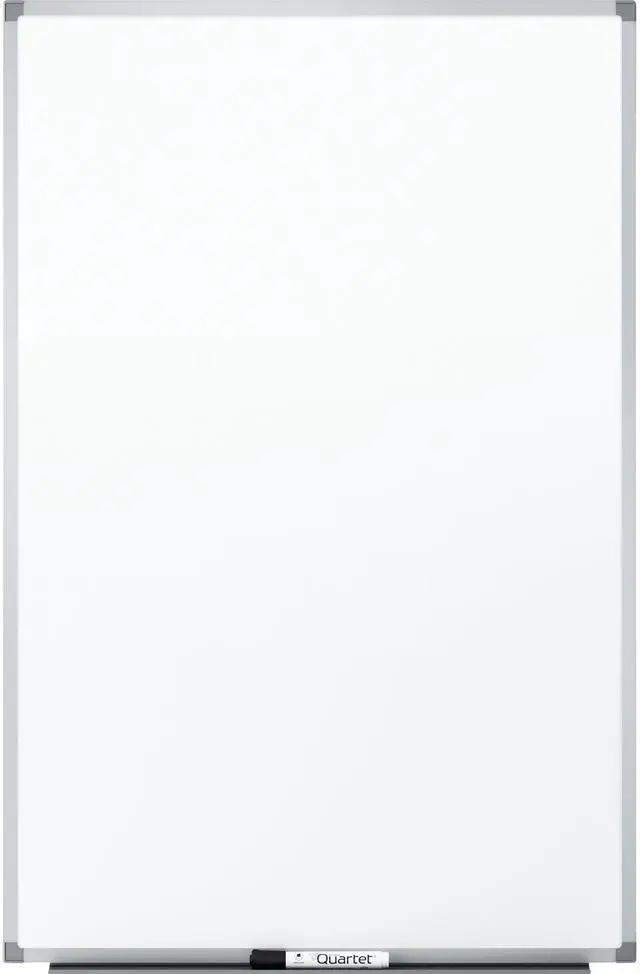 Alt view image 2 of 6 - Quartet Gloss-Finish Porcelain Dry Erase Board, Wall Mounted, 48"H x 96"W, White