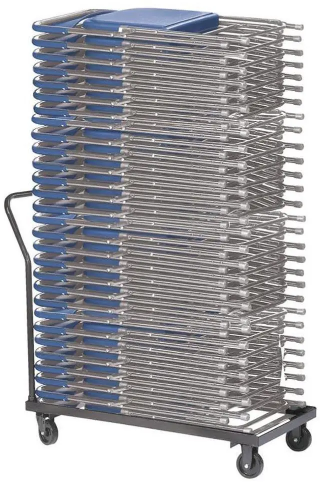 Alt view image 4 of 16 - NPS DY700800 Dolly For 800 Series Chairs - 1,100 lb Capacity - 40" x 19" x 35" - Brown