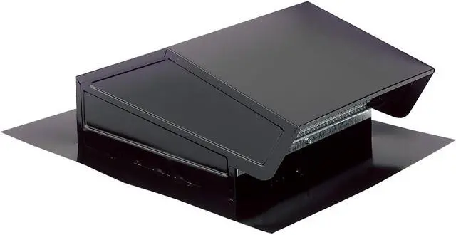 Alt view image 3 of 8 - BROAN 634M Roof Cap With Built In Damper, 6" Round Duct, Black