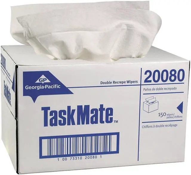 Alt view image 2 of 10 - GEORGIA-PACIFIC 20080/03 Disposable Wipes, 12-1/2" x 16-5/16", 152 Sheets/ Pack