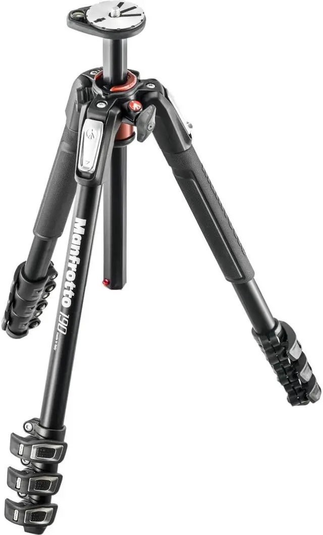 Alt view image 5 of 20 - Manfrotto 190XPRO 190 4-Section Aluminum Tripod with Horizontal Column
