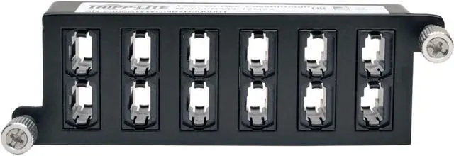 Alt view image 6 of 14 - Tripp Lite N484-12M24 100Gb/120Gb Pass-Through Cassette - (x12) 24-Fiber MTP/MPO Female to Female