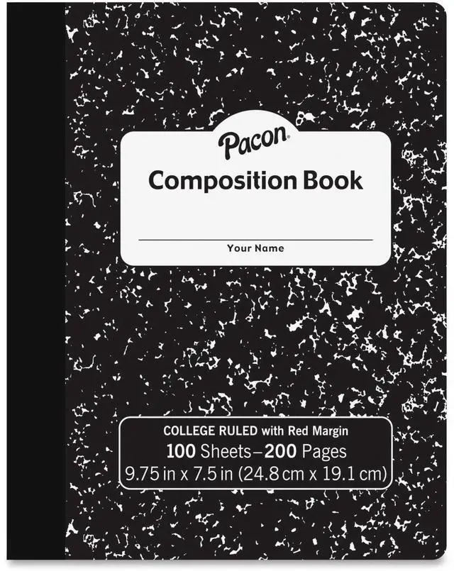Main image of Pacon Marble Hard Cover College Rule Composition Book