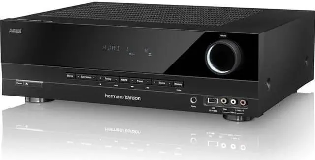 Alt view image 2 of 3 - Harman Kardon AVR 700 5.1 Channel 3D A/V Receiver with Dolby and DTS Sound