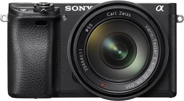 Alt view image 2 of 9 - Sony Alpha 6300 24.2 Megapixel Mirrorless Camera with Lens-16 mm-50 mm Black