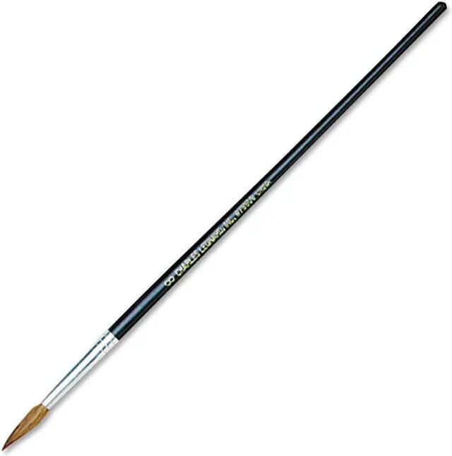 Alt view image 2 of 7 - Charles Leonard Artist Brush Size 8 Camel Hair Round 12/Pack 73508