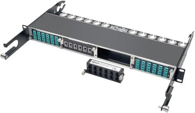 Alt view image 5 of 14 - Tripp Lite N484-12M24 100Gb/120Gb Pass-Through Cassette - (x12) 24-Fiber MTP/MPO Female to Female
