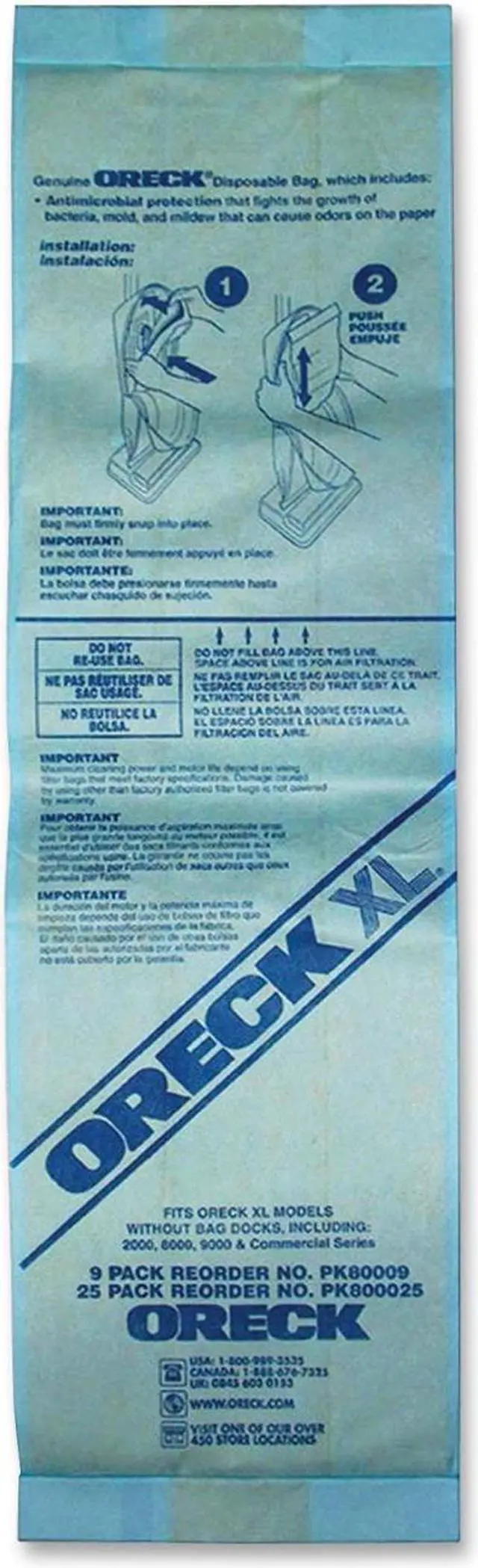 Main image of Oreck Commercial Upright Type CC Filtration Bags