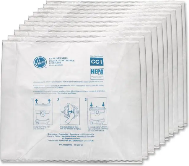 Main image of Hoover HushTone Type-CC1 HEPA Bags