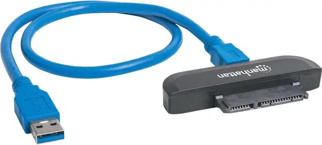 Alt view image 3 of 17 - MANHATTAN 130424 SuperSpeed USB to SATA Adapter