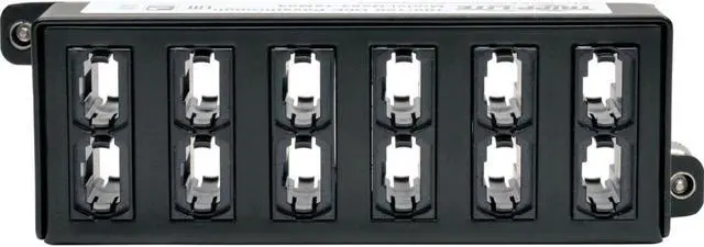Alt view image 7 of 14 - Tripp Lite N484-12M24 100Gb/120Gb Pass-Through Cassette - (x12) 24-Fiber MTP/MPO Female to Female
