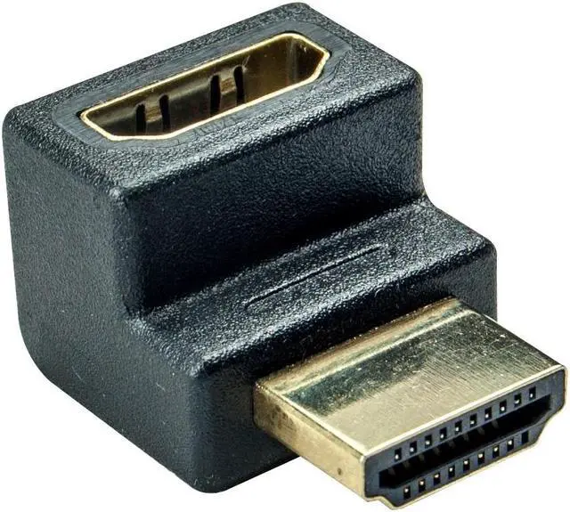 Alt view image 4 of 4 - Cable Wholesale HDMI Right Angle Adapter HDMI Male to HDMI Female 90 Degree