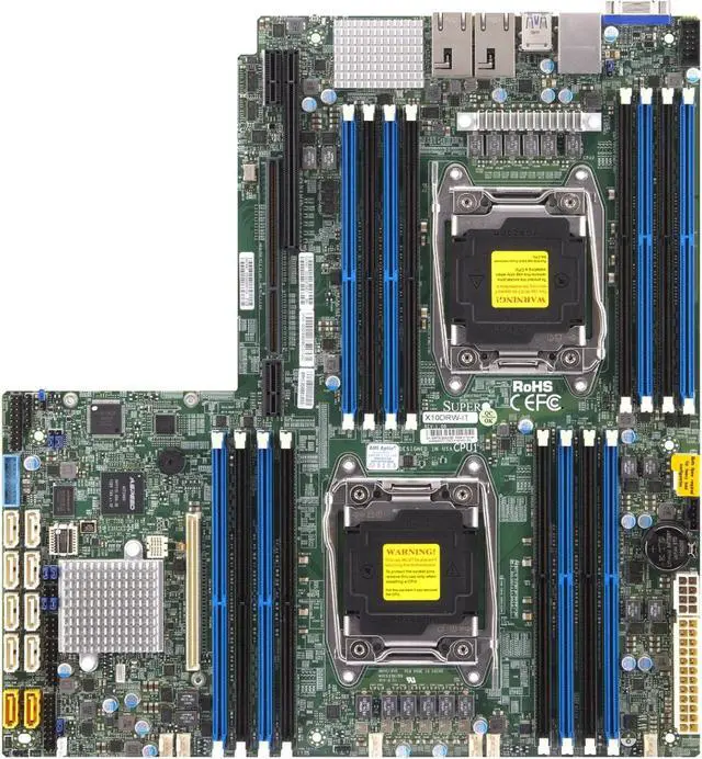 Main image of Supermicro MBD-X10DRW-IT-B X10Drw-It - Proprietary - Intel C612 - Socket R3 - Ddr4 Sdram