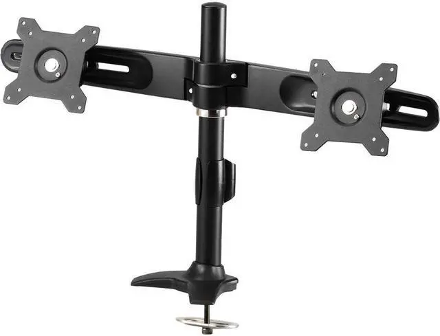Alt view image 3 of 8 - Amer Mounts Grommet Based Dual Monitor Mount for 15"-24" Displays