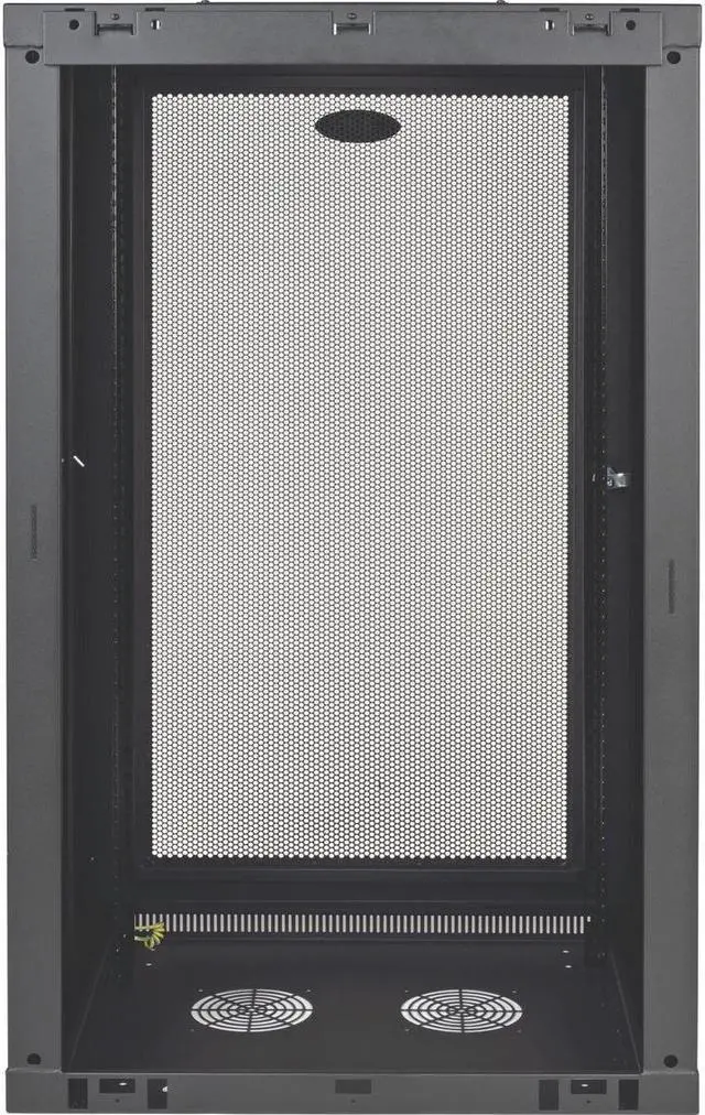 Alt view image 2 of 20 - Tripp Lite 21U Low-Profile Switch-Depth Wall-Mount Rack Enclosure Server Cabinet (SRW21U)
