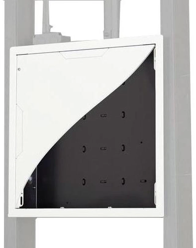 Alt view image 4 of 11 - Chief PAC526 Storage Box For Audio/Video Components - Black - In-Wall Mounted - For Fusion Mtm3029, Mtm3241; Large Fusion Portrait Tilt Wall Mount Ltmpu; Thinstall Ts525