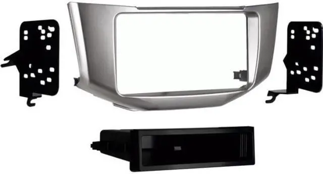 Alt view image 4 of 10 - Metra 99-8159S Single/Double DIN Install Dash Kit for 2004-09 Lexus RX - Silver