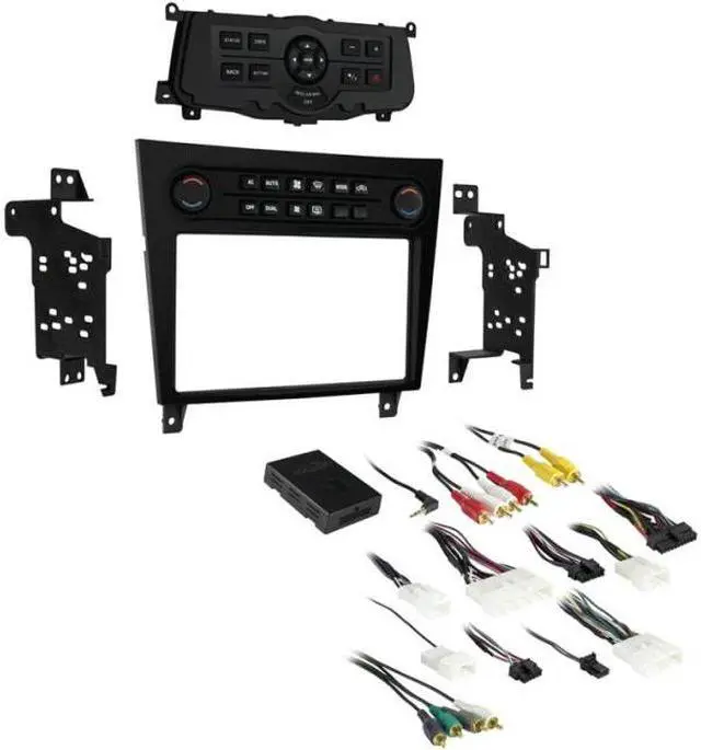 Alt view image 4 of 6 - Metra 99-7625B Black Single/Double DIN Dash Kit for Select 2008-13 Infiniti G37
