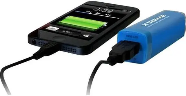 Alt view image 2 of 4 - Xtreme Cables 2600mAh Power Stick Battery Charger, Blue #88262