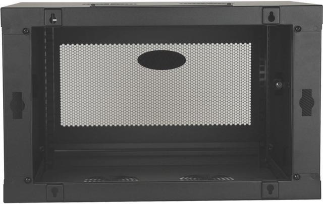 Alt view image 2 of 20 - Tripp Lite 6U Wall Mount Rack Enclosure Server Cabinet, Knock Down, 16.5" Deep, Switch Depth (SRW6UKD)